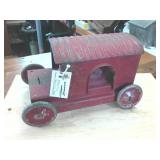 Vintage Steel Crane Body Metal Toy  large 10 inches long