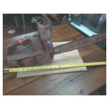 Chainsaw Painted to Look Like its Wooden