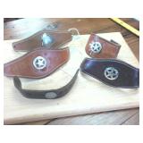 Lot of 5 handcrafted Leather bracelets