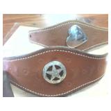 Lot of 5 handcrafted Leather bracelets