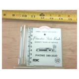 Vintage Princeton State Bank Rain Gauge Recorder