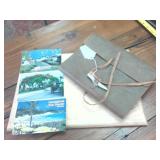 Journal book and post cards lot