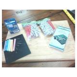 Mini chalk and jump ropes plus a game