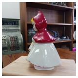 Vintage McCoy Little Red Riding Hood Ceramic Cookie Jar from 1940s  12+ inches tall