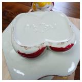 Vintage McCoy Little Red Riding Hood Ceramic Cookie Jar from 1940s  12+ inches tall