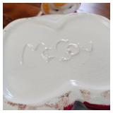 Vintage McCoy Little Red Riding Hood Ceramic Cookie Jar from 1940s  12+ inches tall