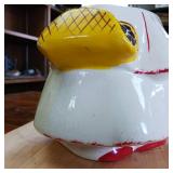 Vintage McCoy Little Red Riding Hood Ceramic Cookie Jar from 1940s  12+ inches tall