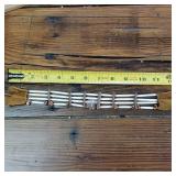 Handmade genuine leather hairbone pipe beads and stone choker