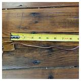 Handmade genuine leather hairbone pipe beads and stone choker