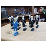 Vintage circa 1940s Sailor Cast Figures (set of 10)  made of heavy lead