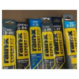 Beam Expert Fit Wiper Blades - Assorted Sizes (B-20, B-26, B-28-2, B-19-2, C-24, C-16, H-26, R-10-2, R-10-1)