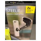 Nite Ize Steelie Windshield Kit Plus STWSKP2-01-R8 - Onn Wireless FM Transmitter Car Charger