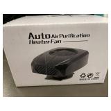 Auto Air Purification Heater Fan & Magnetic Phone Holder for Car