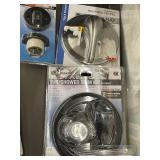 Delta Tub/Shower Trim Kit Lot - Brushed Nickel Finish with Hoses + Waterpik Head