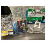 Delta Tub/Shower Trim Kit Lot - Brushed Nickel Finish with Hoses + Waterpik Head