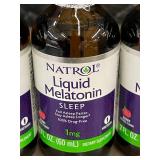 Natrol Liquid Melatonin Sleep 1 mg Berry Flavor 60 mL - 3-Pack
