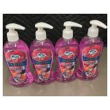 Wish Ultra Antibacterial Liquid Hand Soap - Berry Medley (4 Bottles, 13.5 oz Each)