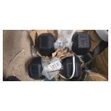 Lot of a pair of 40LB Rubber Hex Dumbbells ( NEW)