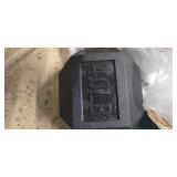 Lot of a pair of 40LB Rubber Hex Dumbbells ( NEW)