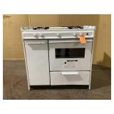 Summit 36 in. 2.9 cu. ft. Gas Range with Open Burners - White