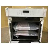 GE 27 in. Smart Single Electric Wall Oven Self-Cleaning in White