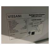 Vissani 10.1 cu. ft. Top Freezer Refrigerator in Black, Garage Ready