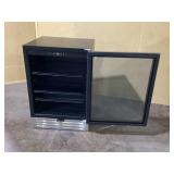 24 in. 210 (12 oz.) Can Built-in/Freestanding Beverage Cooler Fridge with Adjustable Shelves in Stainless Stee