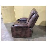 Brown Leather Massage Chair