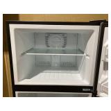 Galanz 24 in. 10 cu. ft. Top Freezer Refrigerator, Stainless Steel look, Frost Free, Energy Star