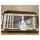 Set of 2 White Wooden Dining Chairs