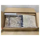 Giantex Bar Stool Counter Height 24.5" Modern Fabric Bar Chairs Set of 2