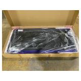 Costway - 4.75HP 2 In 1 Folding Treadmill W/Remote APP Control - Navy