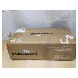 Tangkula Patio Bar Stools Set of 4, PE Rattan Bar Height Chairs with Backrests, Armrests, Footrests & Soft Cushions, Outdoor High Top Barstools with Metal Frames for Backyard (4 Pack)