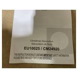 Costway 48.5-in H Freestanding Reindeer with Sleigh Light Display with White LED Lights