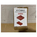Kitchen HQ 4-piece Silicone Sheet Pan Divider Inserts with Handles