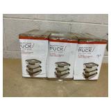 LOT OF 3 Wolfgang Puck 6-piece Collapsible Food Storage Set with Vented Lids