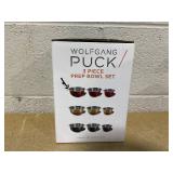 Wolfgang Puck 3-piece Stainless Steel Prep Bowls with Storage Lids
