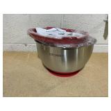 Kitchen HQ Set of 3 Stainless Steel Suction Mixing Bowls