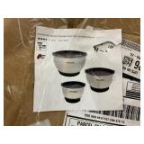 Kitchen HQ Set of 3 Stainless Steel Suction Mixing Bowls