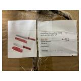 LOT OF 2 Kuhn Rikon Secure Grip Bread Knife And Spreader Set, Colors May Vary