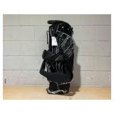 Costway Lightweight Golf Stand Bag with 14 Way Top Dividers 6 Pockets Cooler Bag Rain Hood Gray