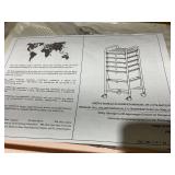 ARLIME 6-Drawer Rolling Storage Cart, Multifunctional Storage Organizer Cart with Wheels, Mobile Utility Cart for Home Office Garage Tools