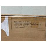 Dark Grey Oak 2-Drawer Nightstand Bedside Table Compact Sofa End Table