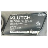 Klutch 2in. Portable Pipe Threader Msrp $429.99