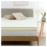 Zinus 3" Memory Foam Mattress Topper - Green Tea, Twin