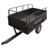 Strongway Steel ATV Trailer, 1200-Lb. Capacity, 18 Cu. Ft.
