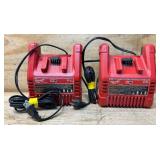 Milwaukee M18 Charger lot of 2