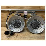 Portable Radiant Propane Double Tank Top Heater
