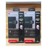 Monster Red LED Light HDMI Cable lot of 2
