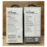 ChargeWorx Dual USB Car Charger lot of 2